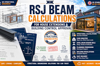 do structural rsj beam calculations for extensions and building control approval