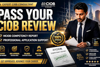 write and review your ciob mciob competency report and professional review