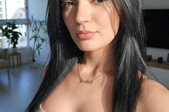 be create realistic fashion photo model image