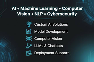 build ai, ml, cybersecurity, CV, nlp and python projects
