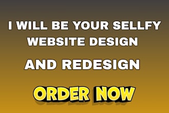 sellfy website design and redesign