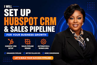 set up hubspot CRM and sales pipeline for business