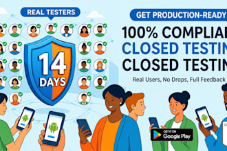 do 14 days closed testing for your android app