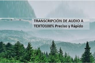 transcribir audios o videos a texto en español