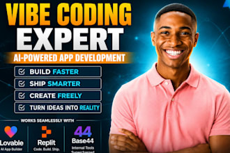vibe code website or app vibe coder using replit lovable fix vibe code mvp