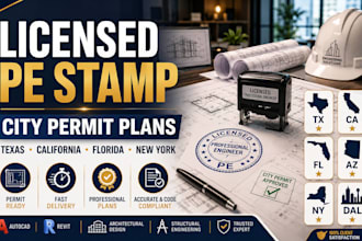 licensed architect architectural stamp florida california washington texas ohio
