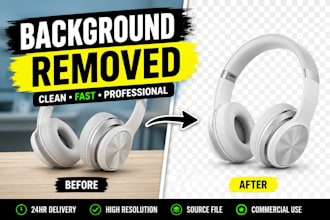 do professional background removal and clean cutouts
