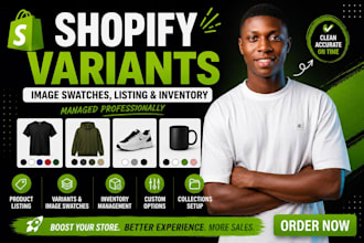 do shopify variants setup shopify collection product page with color swatches