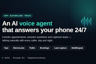 build an ai voice agent with vapi and elevenlabs for your business