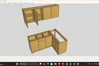 design 3d furniture in sketchup