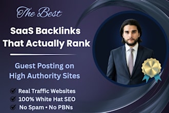 boost saas SEO with guest posts and high authority link insertions