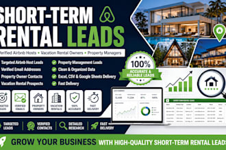 generate targeted short term rental leads property owner lists vacation rental