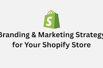 design a shopify brand identity and marketing strategy for your store