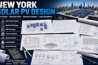 california solar pv layouts electrical drawings license architect mep designs