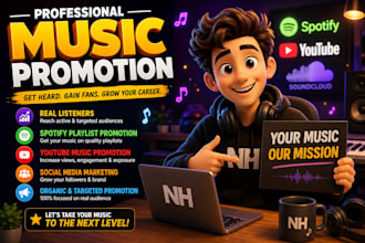 promote your spotify music organically and playlist pitching