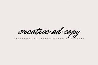 write creative facebook and instagram ad copy for premium brands