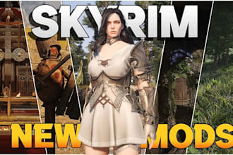 create edit or port custom skyrim mod weapon and armor or fallout 4 game mods