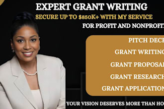 write professional grant proposals and business funding plans