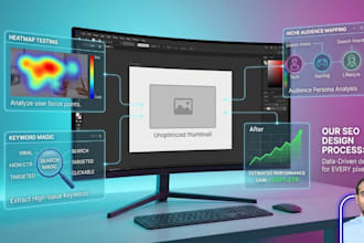 create youtube thumbnails with SEO optimization