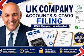 file UK company accounts and ct600 corporation tax return