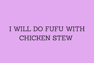do fufu with chicken stew