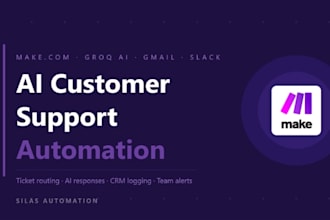 build a multi path ai customer support automation for your business on make