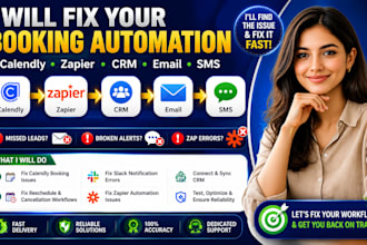 fix calendly reschedule cancellation slack notification error zapier automation