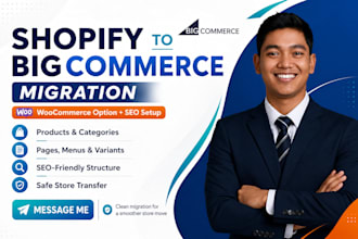 migrate shopify store to bigcommerce woocommerce store seo