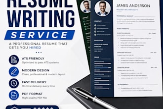 create a professional resume or CV