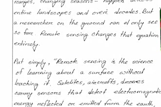 provide professional english and bengali handwriting services