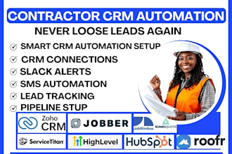 setup jobber slack gohighlevel zoho crm roofr jobtrend jobnimbus hvac contractor