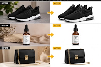 edit product photos for amazon, shopify and ecommerce stores
