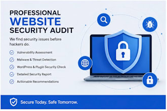 do website security audit and vulnerability scanning