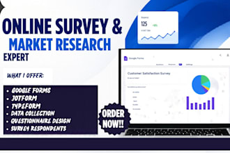 create online survey, questionnaire and market research forms