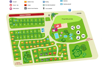 design custom campground map, rv park map, or resort site plan