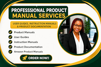 create product manuals for amazon sellers and brands