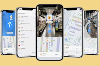 virtual tryon app on ecommerce, retail, smart navigation, indoor mapping, ar app