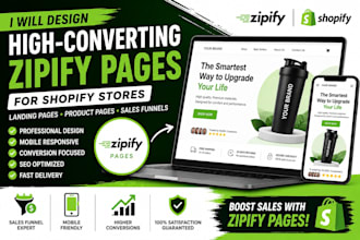 build professional zipify product pages that increase conversions