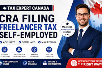 file canadian taxes personal tax t1 and business tax t2