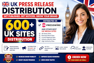 do SEO, professional press release distribution and press release writing, UK pr