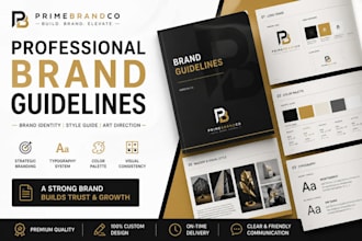 do art direction graphic design and design brand guideline stylesheets