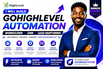 setup gohighlevel automation CRM automation and sales workflows