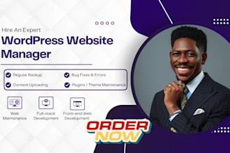 manage and maintain your wordpress website with monthly updates