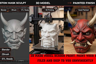 3d print and paint mask 3d helmet 3d cosplay mask halloween mask 3d armor