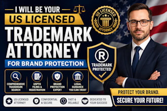 be your US licensed trademark attorney for brand protection