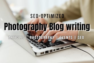 write SEO optimized photography and event blog posts