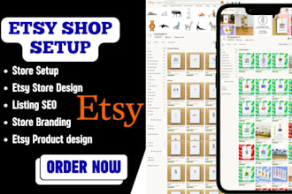 build a profitable etsy shop setup, winning product listings and etsy store SEO