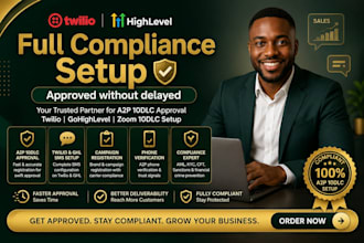 register and verify a2p 10 dlc campaigns in twilio, ghl, zoom 10 dlc, dialpad