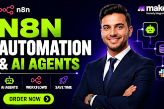 build an automated ai agent that runs your business tasks on n8n, make