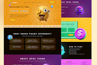 build cryptocurrency ico token memecoin presale launch website